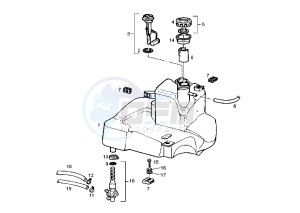 BOULEVARD 125-150 cc drawing FUEL TANK