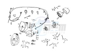 SENDA R X-TREM - 50 CC VTHSR1D1A EU2 drawing WIRING HARNESS