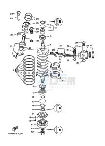 250A drawing CRANKSHAFT--PISTON