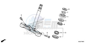 CB500FAE CB500F ABS UK - (E) drawing STEERING STEM