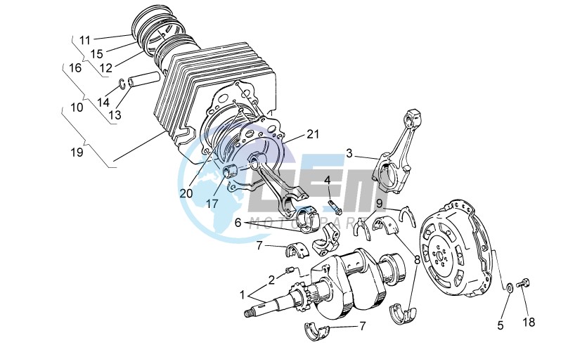 Crankshaft cpl.