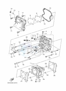 YP125RA XMAX 125 TECH MAX (BL26) drawing STEERING