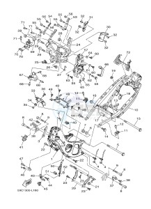 XP500 T-MAX 530 (59CM) drawing FRAME