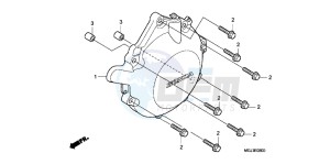 CBF1000FAB drawing A.C. GENERATOR COVER