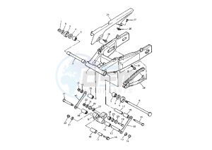 FZR R 600 drawing REAR ARM