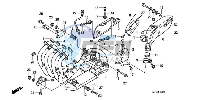 EXHAUST MUFFLER