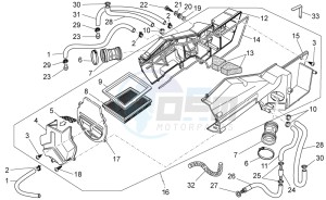 V7 CafÃ¨ 750 drawing Air box