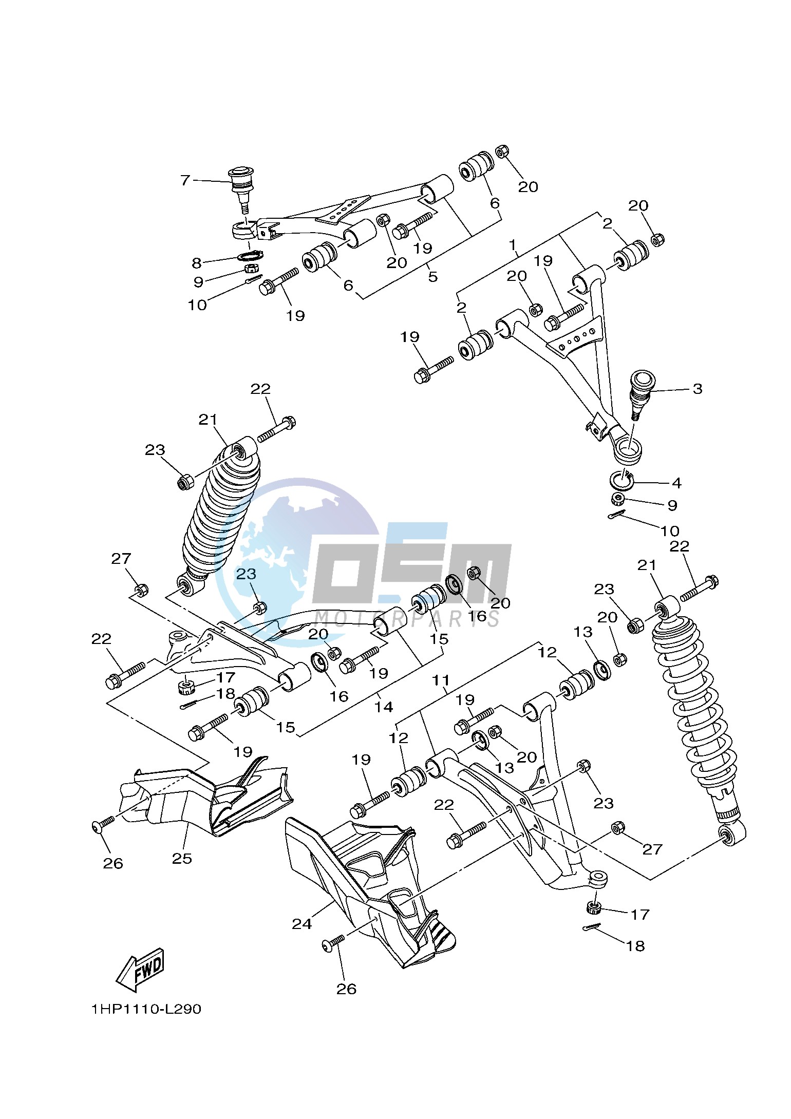 FRONT SUSPENSION & WHEEL