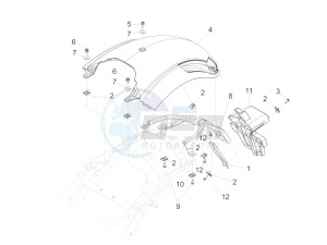 Audace 1400 Carbon 1380 (EMEA) drawing Rear mudguard