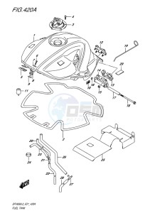 SFV 650 ABS GLADIUS EU drawing FUEL TANK