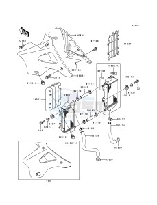 KX 125 K [KX125] (K) [KX125] drawing RADIATOR