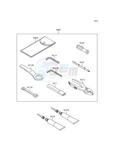 NINJA_ZX-6R ZX600REF FR GB XX (EU ME A(FRICA) drawing Owner's Tools