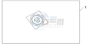 VFR800XB Crossrunner E drawing FUEL FILLER PAD