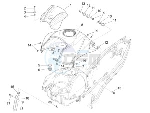 RS 125 4T E4 ABS (EMEA) drawing Tank cover