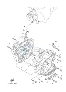 YBR125EGS (43BB) drawing CRANKCASE