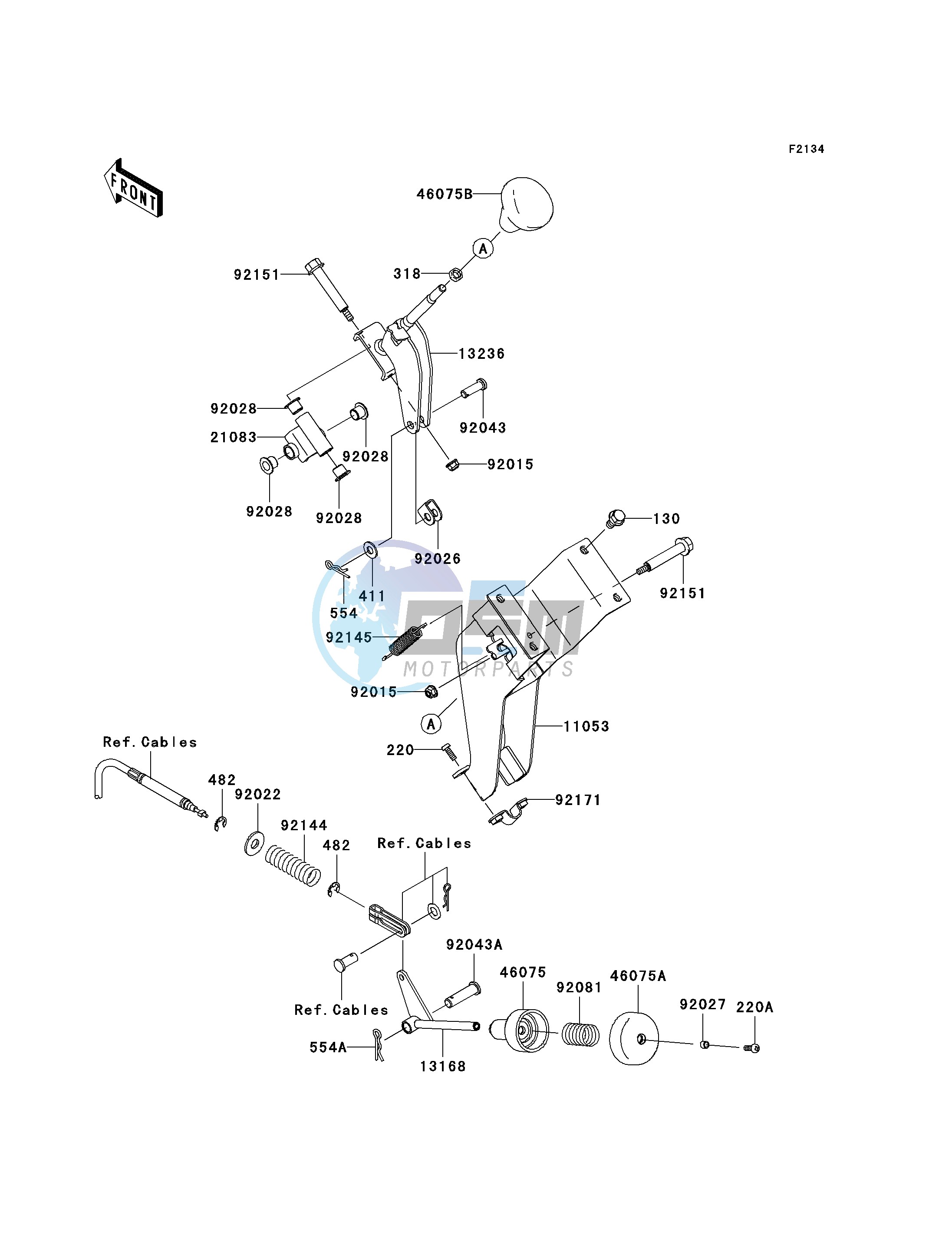 SHIFT LEVER-- S- -