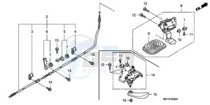 FJS400D9 Europe Direct - (ED) drawing PARKING BRAKE