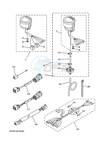 Z150P drawing SPEEDOMETER