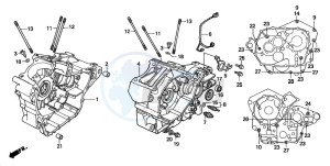 VT750DC BLACK WIDOW drawing CRANKCASE