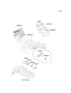 KX 500 E (E15-E16) drawing LABELS-- KX500-E16- -