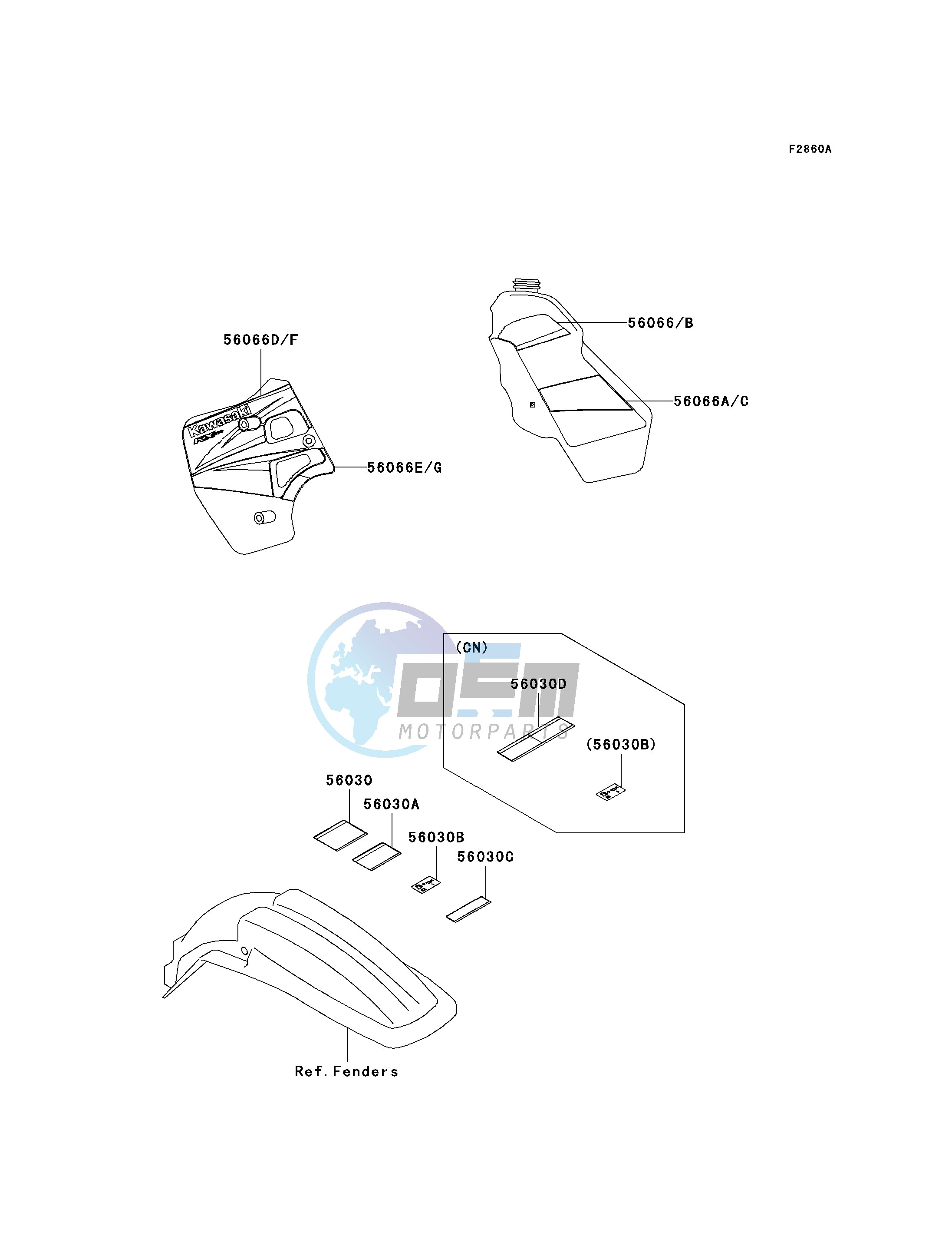 LABELS-- KX500-E16- -