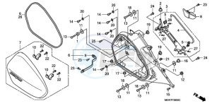 NT700VA UK - (E / MKH) drawing R. SADDLEBAG