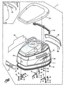 L130BETO drawing FAIRING-UPPER