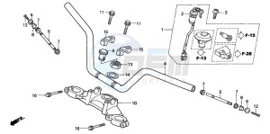 CG125ES drawing HANDLE PIPE/TOP BRIDGE