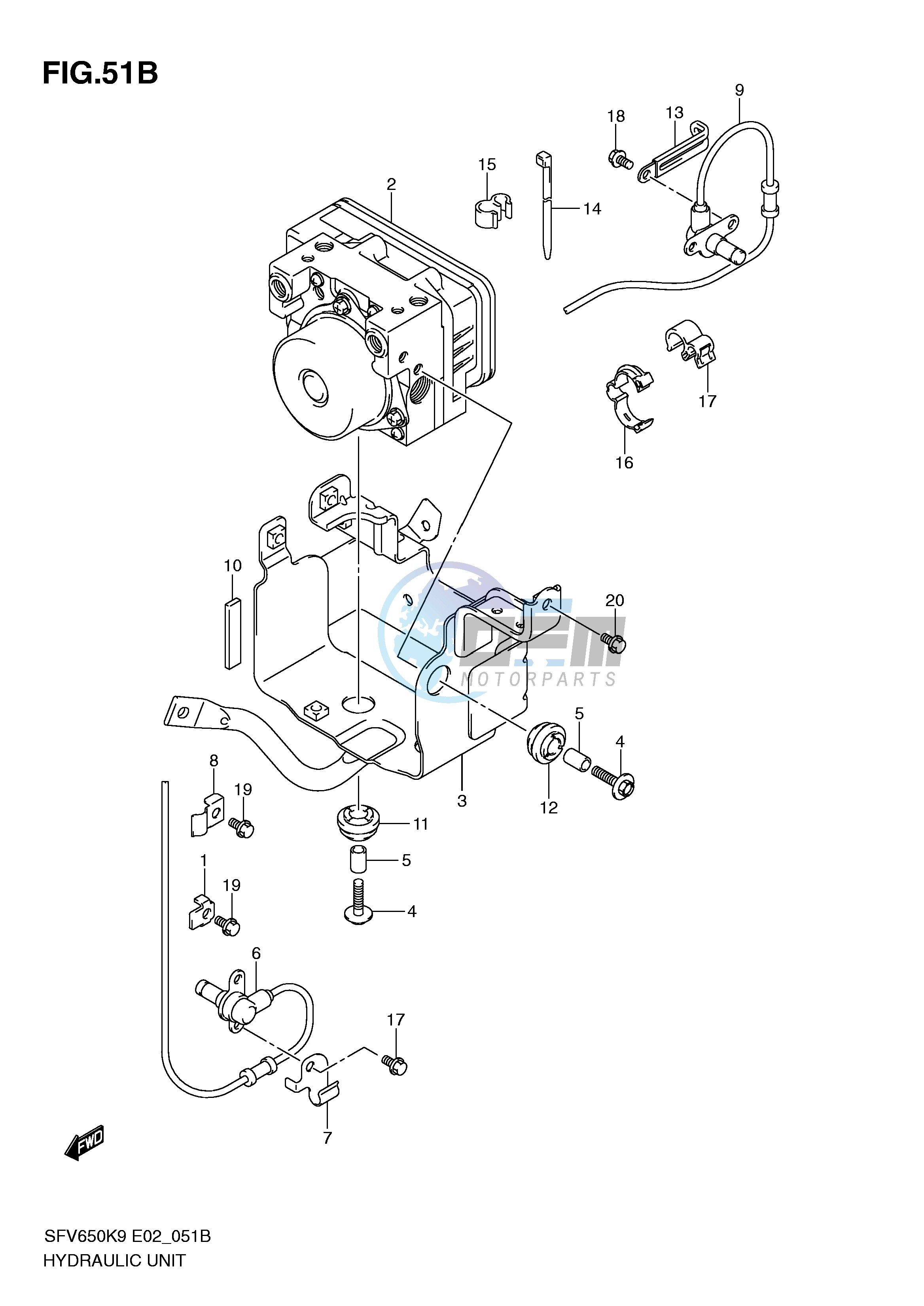 HYDRAULIC UNIT(SFV650AK9 UAK9 AL0 UAL0)