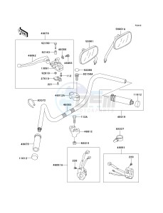 VN 800 A [VULCAN 800] (A6-A9) [VULCAN 800] drawing HANDLEBAR