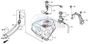 SES125 drawing FUEL TANK