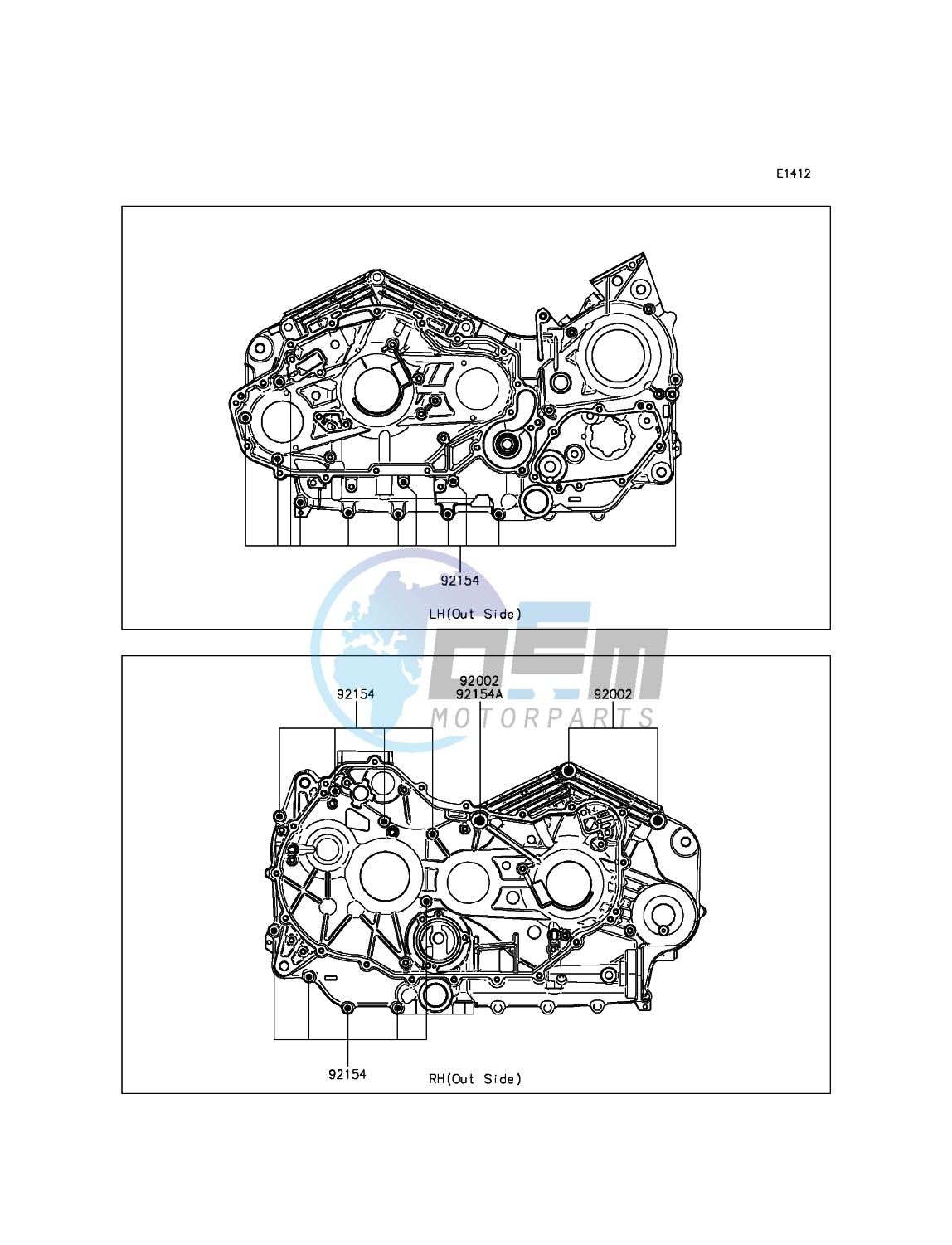 Crankcase Bolt Pattern