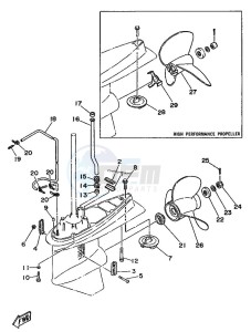 115B drawing PROPELLER-HOUSING-AND-TRANSMISSION