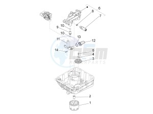 California 1400 Touring ABS USA-CND 1380 drawing Oil filters