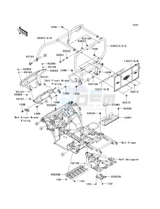 KAF 400 B [MULE 600] (B6F-B9F) B7F drawing GUARDS_CAB FRAME