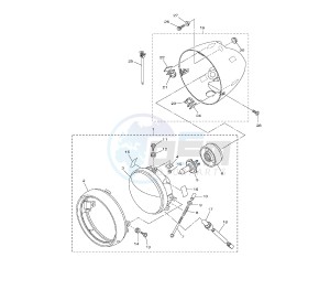 XVS A MIDNIGHT STAR 950 drawing HEADLIGHT