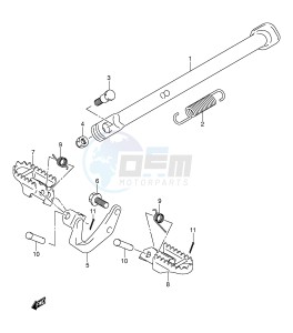 DR-Z125 (E3-E28) drawing STAND