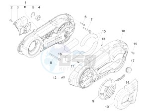 MP3 500 Sport Business ABS (NAFTA) drawing Crankcase cover - Crankcase cooling