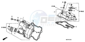 XL1000VA9 Europe Direct - (ED / ABS) drawing CYLINDER HEAD COVER