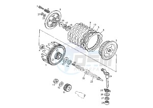 GPR RACING -125 cc drawing CLUTCH