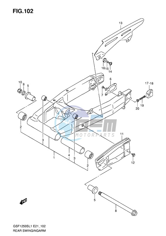 REAR SWINGINGARM