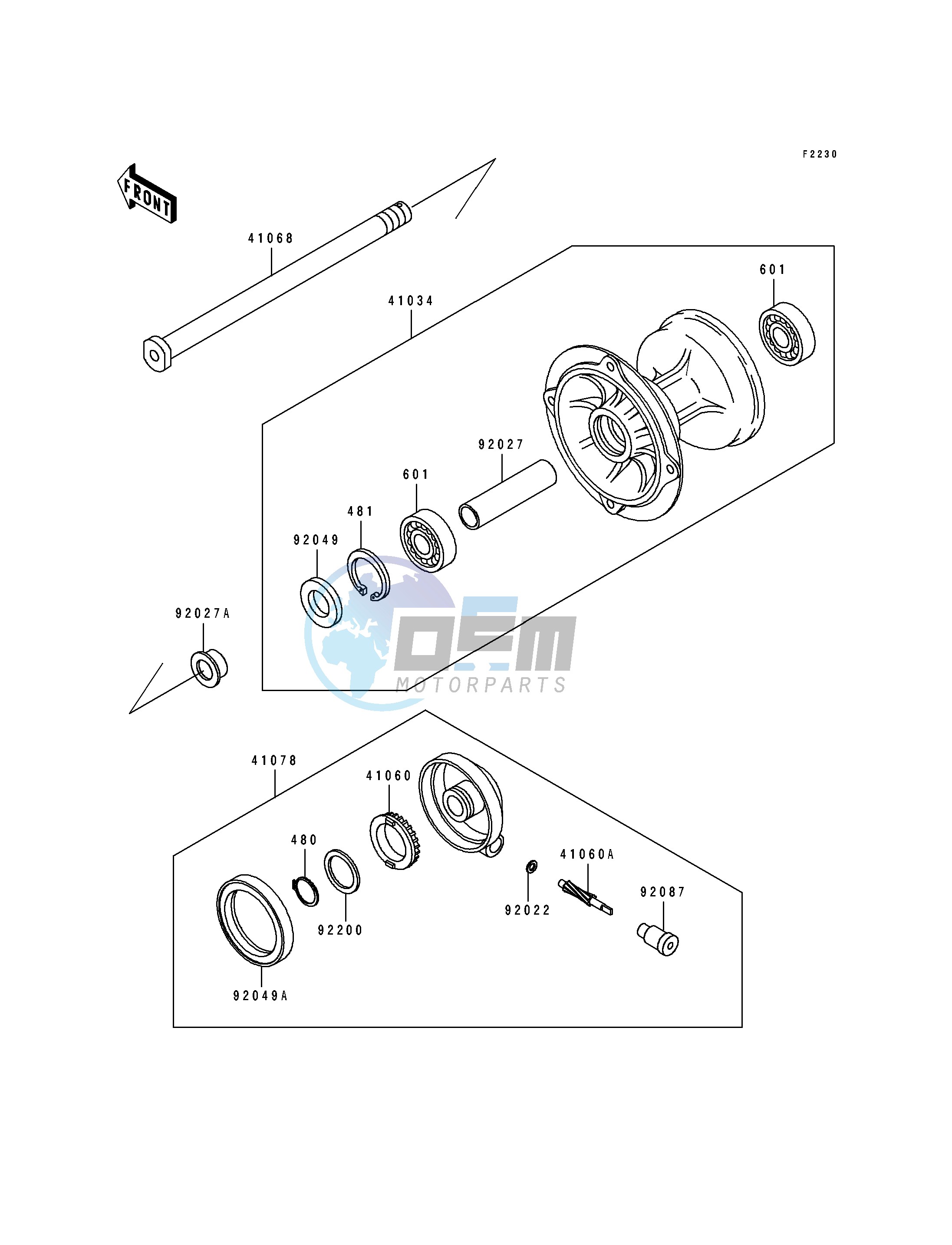 FRONT HUB