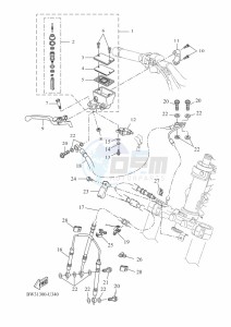 XTZ690 TENERE 700 (BHL9) drawing FRONT MASTER CYLINDER