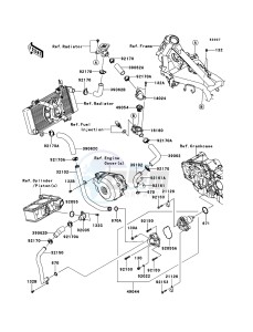 NINJA_250R EX250K9F GB XX (EU ME A(FRICA) drawing Water Pipe