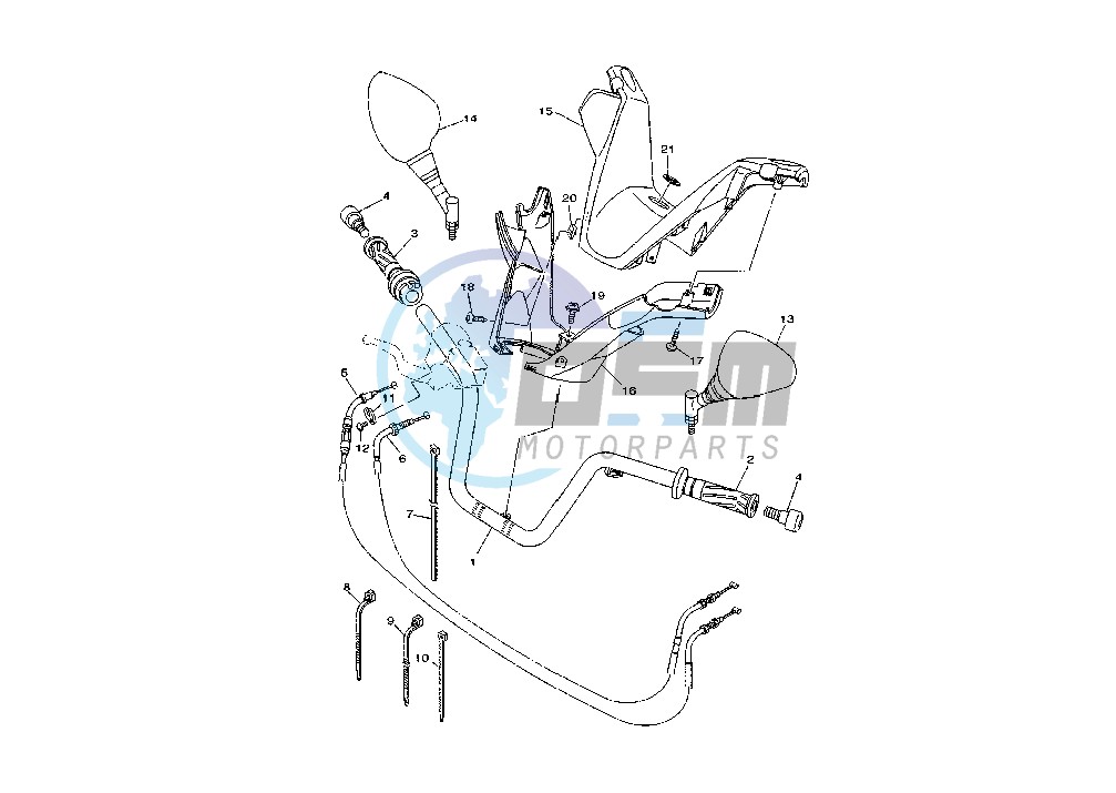 STEERING HANDLE -CABLE