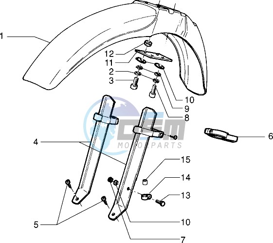 Front mudguard