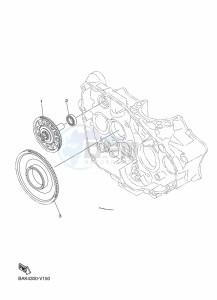 WR250F (BAK9) drawing STARTER CLUTCH