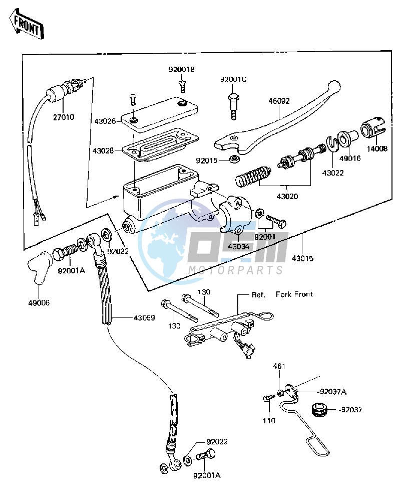 FRONT MASTER CYLINDER