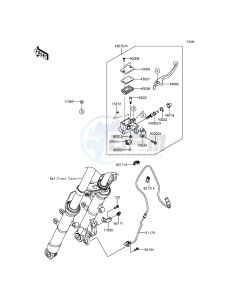 NINJA_250SL_ABS BX250BFS XX (EU ME A(FRICA) drawing Front Master Cylinder