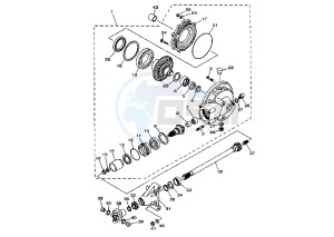 XVS A DRAG STAR CLASSIC 1100 drawing DRIVE SHAFT